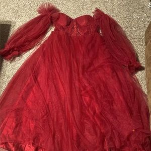 Red/Burgundy Prom dress